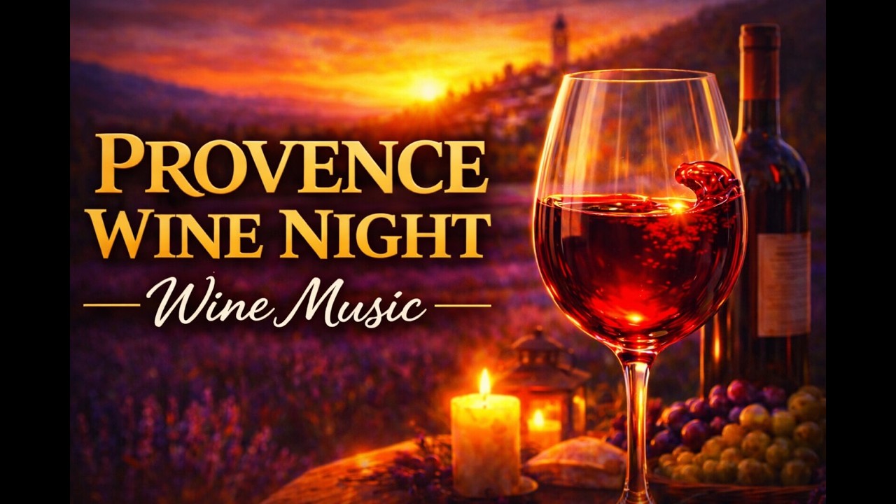🍷 PROVENCE EVENING &mdash; Relaxing Wine Lounge Music | Romantic Dinner Background Music