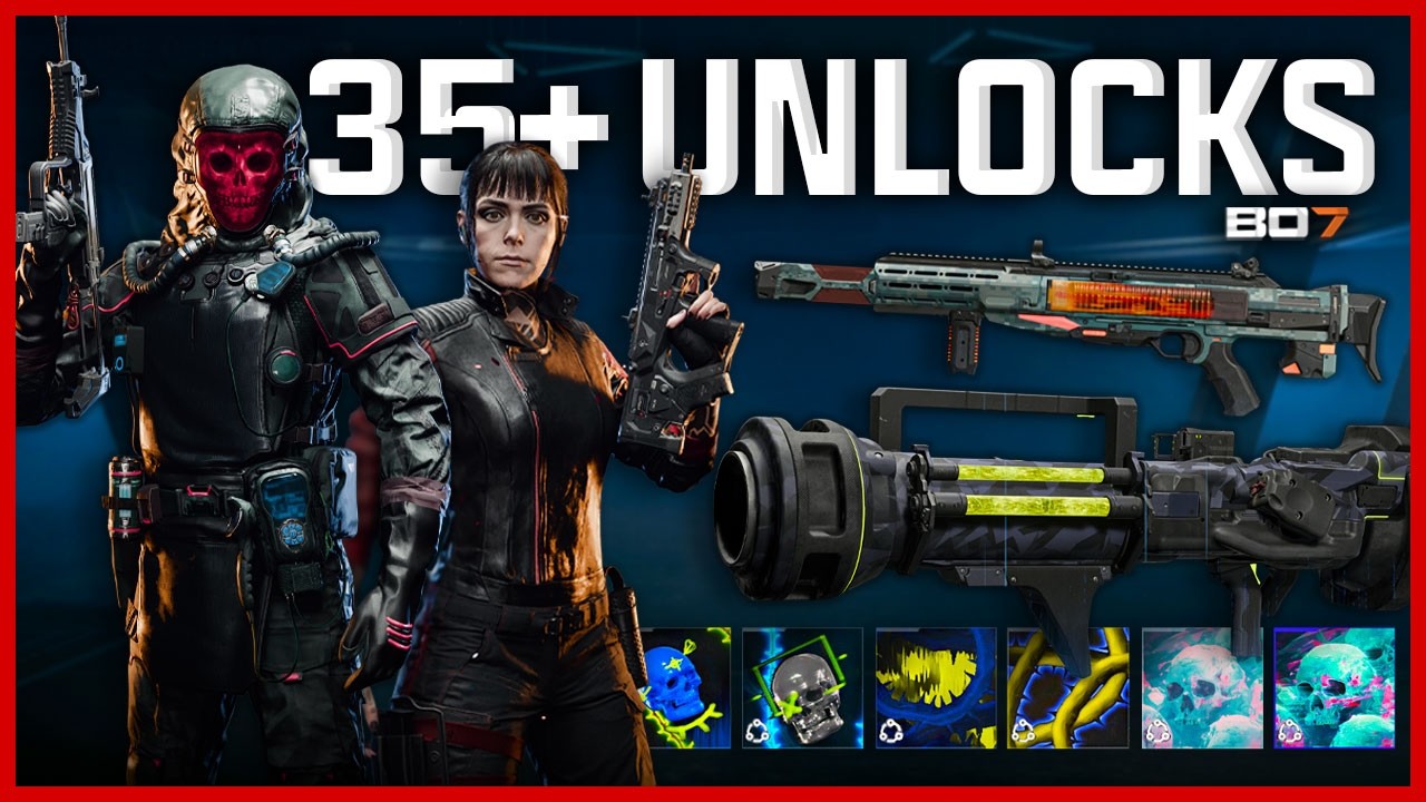 ВСЕ 35+ наград BO7 Endgame!; скины, чертежи и камуфляжи (4 сезон)