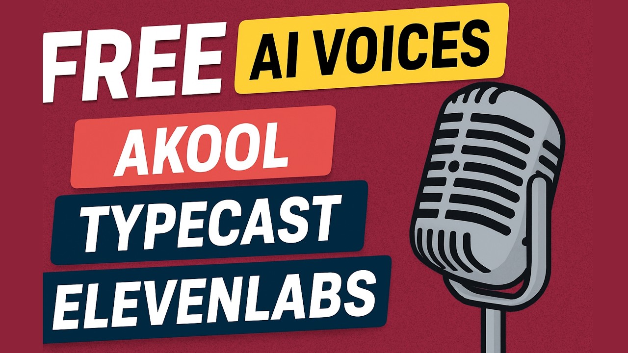 Free AI Voice Generators You Need to Try| Akool & Typecast vs ElevenLabs Full Review