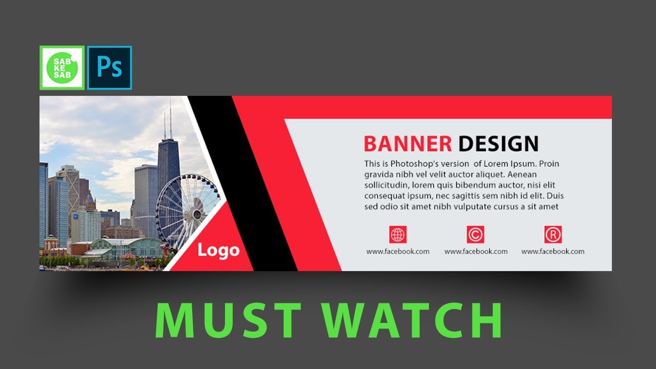 Banner Design In Photoshop In Hindi | Photoshop Banner Design in CS6