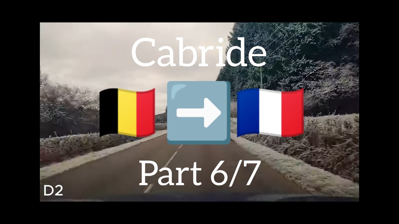 Musical Driver POV Belgium France: Bruxelles - Lyon (Part 6/7) #cabride