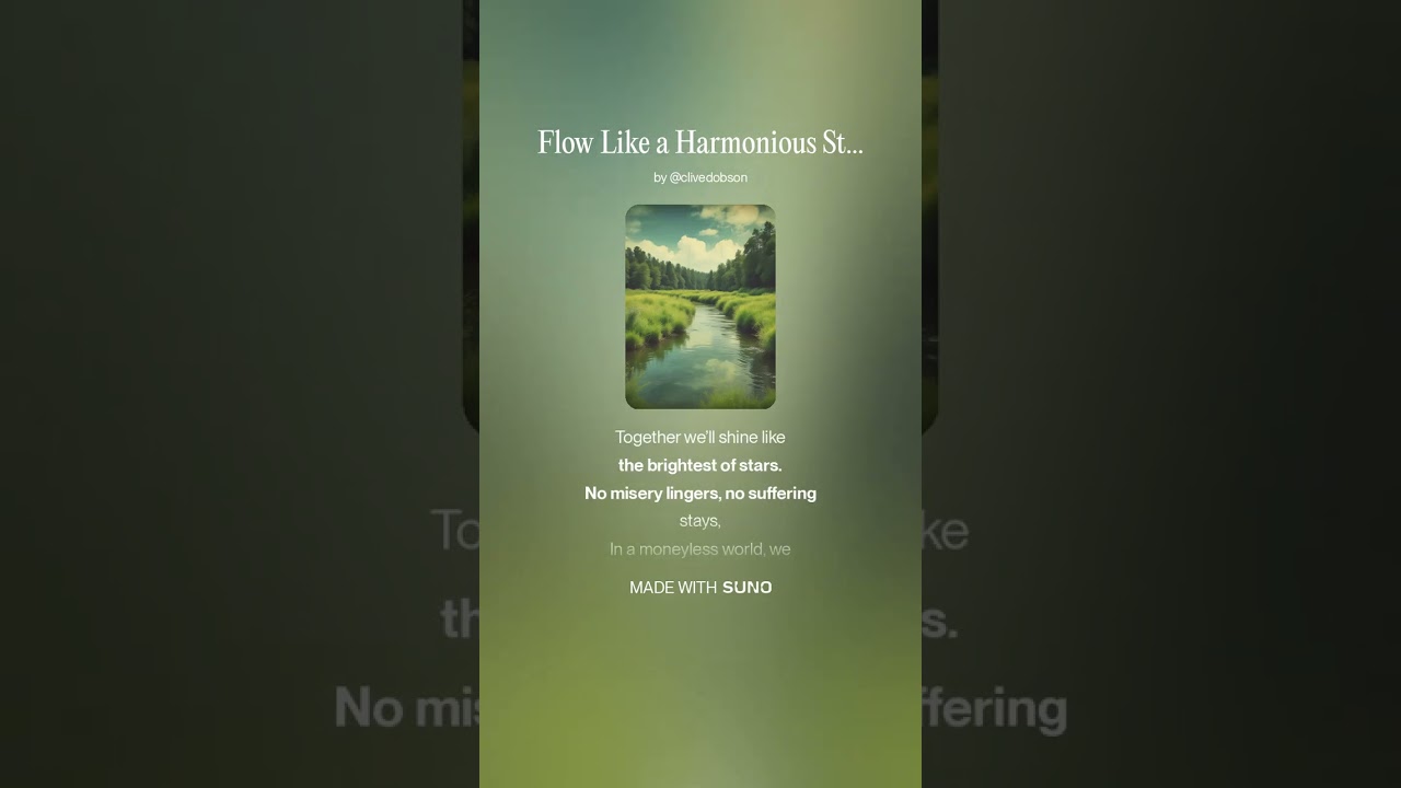Flow Like a Harmonious Stream 1 