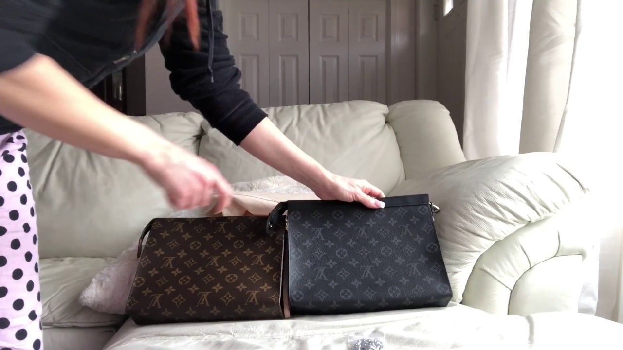 Louis Vuitton Pochette Voyage Eclipse Monogram; Toiletry 26 Clutch Comparison, Chat, Tips; Advice😉