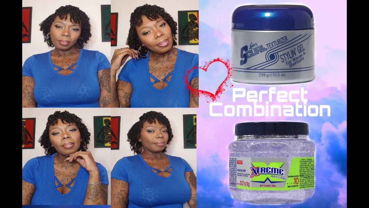 Wash and Go ft Luster's S Curl Texturizer Gel and Wetline Perfect Combination #6