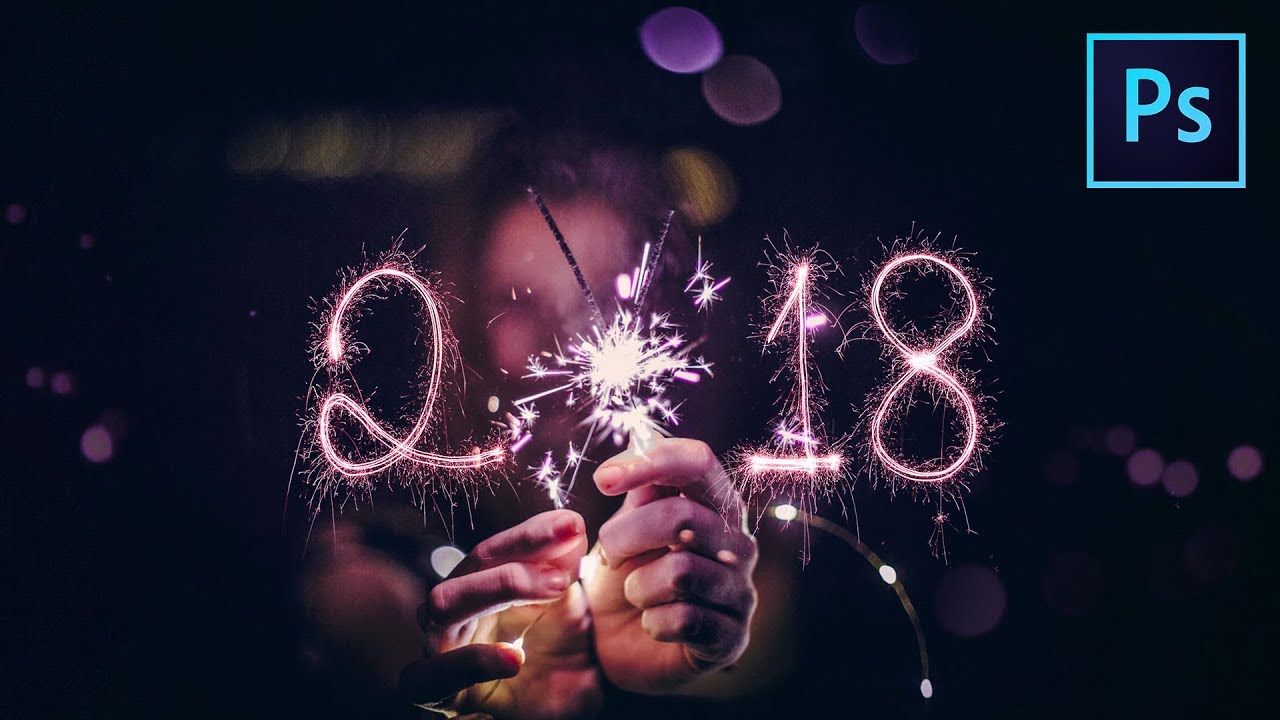 Happy New Year 2018 Editing | PHOTOSHOP & LIGHTROOM TUTORIAL!