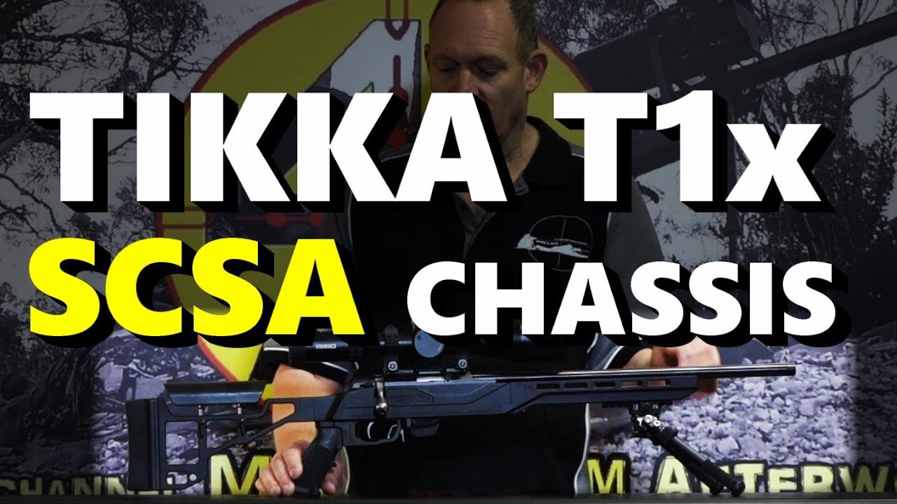 Tikka T1X 22lr SCSA Chassis upgrade