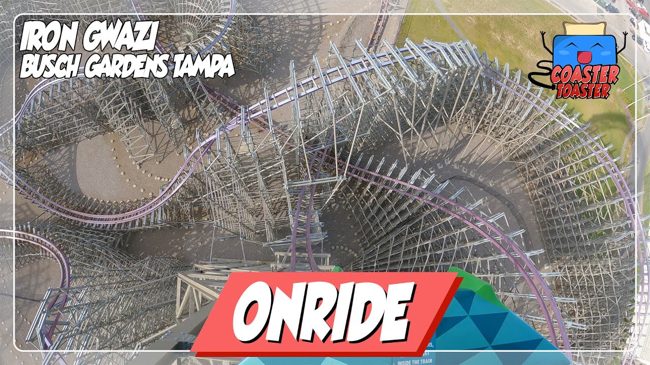 Iron Gwazi - Busch Gardens Tampa - Supergeile Achterbahn von Rocky Mountain Construction! | POV