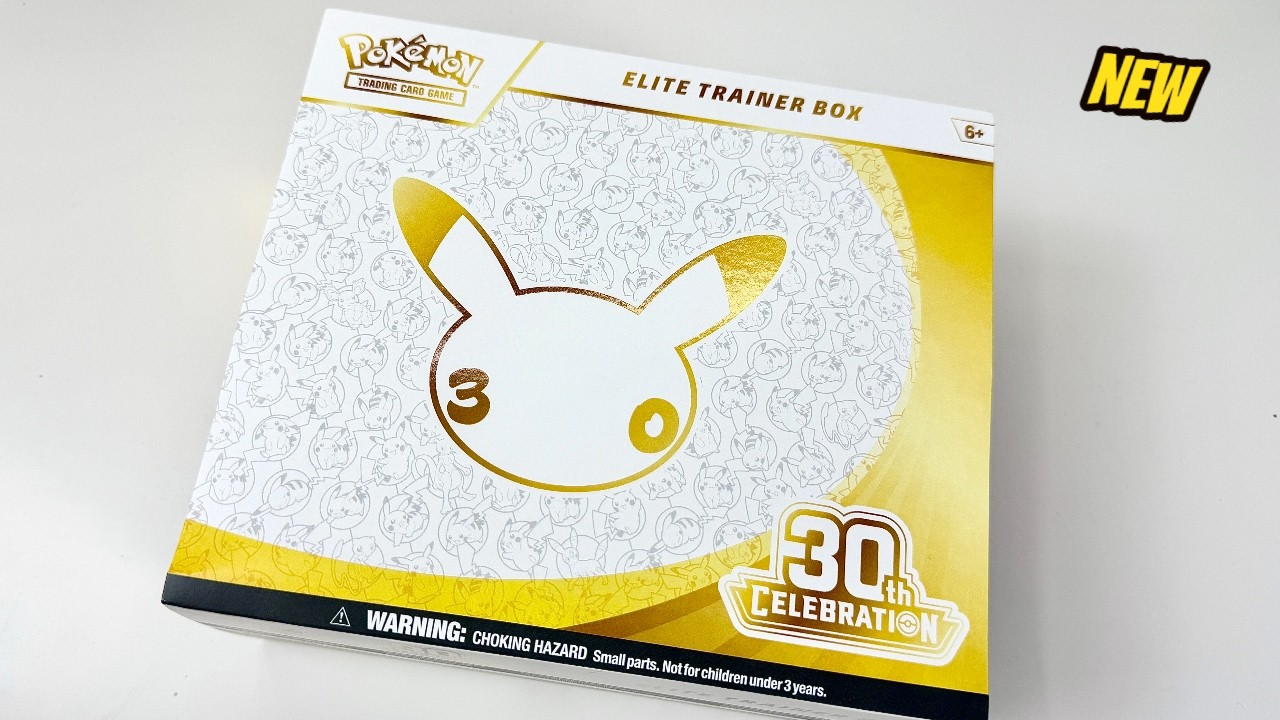 &laquo;НОВИНКА&raquo; Распаковка Elite Trainer Box в честь 30-летия Pok&eacute;mon