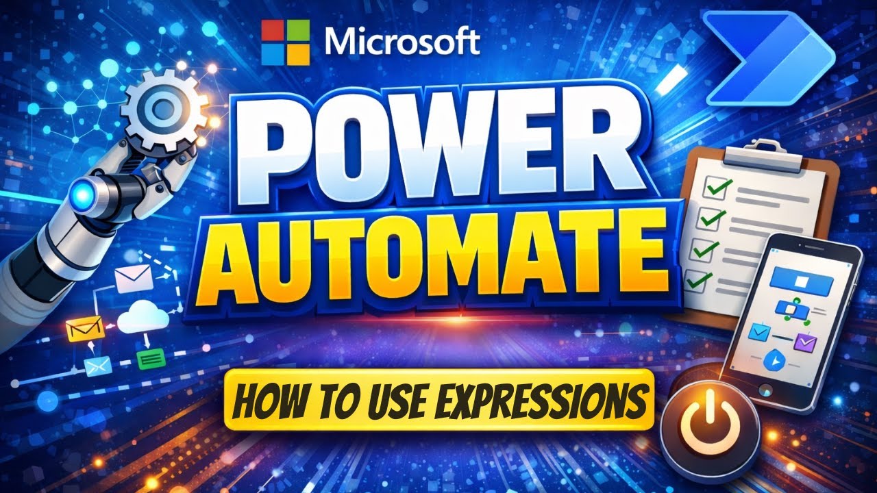 Как использовать выражения в Power Automate | Основы Microsoft Power Automate