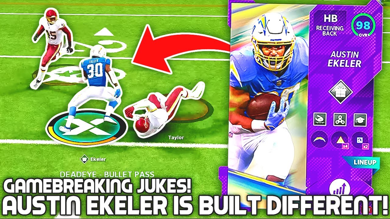 Austin Ekeler Is Just BUILT DIFFERENT.. Gamebreaking Jukes! Madden 21