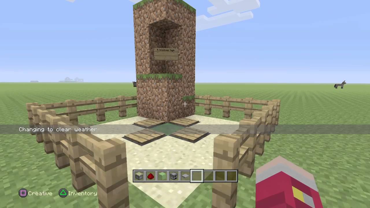 minecraft how to make a slime block trampoline