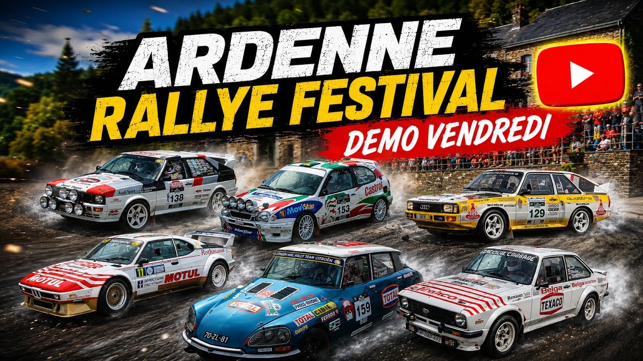 Ardenne Rallye Festival 2026 Sp&eacute;cial de Nafraiture demo 29/05/2026 