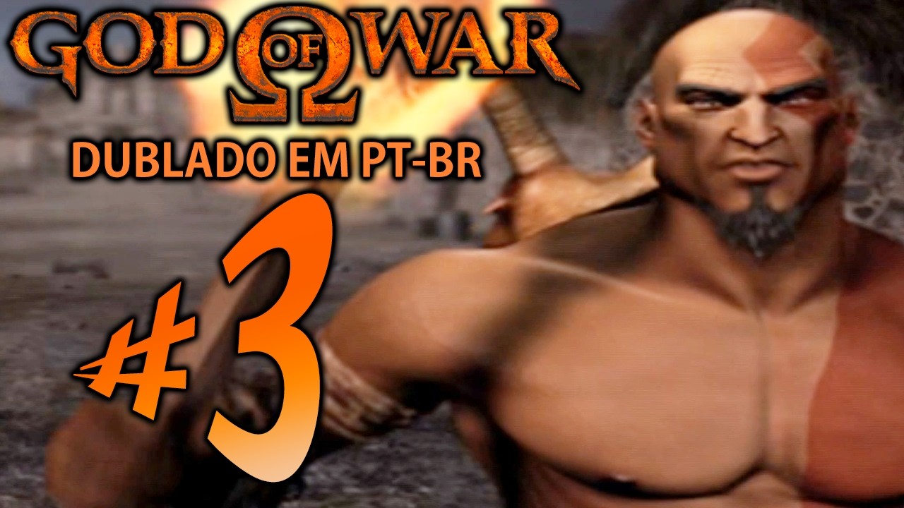 GOD OF WAR DUBLADO EM PT-BR - Parte 3: HOMENS, DESTUA TUDO E TOROS!!!!!!!! [ Playthrough 4K ]