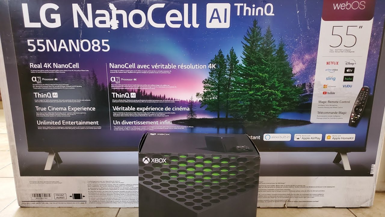 XBOX SERIES X - LG NANOCELL85 *PERFECT SETUP* 4K 120Hz (HDMI 2.1)