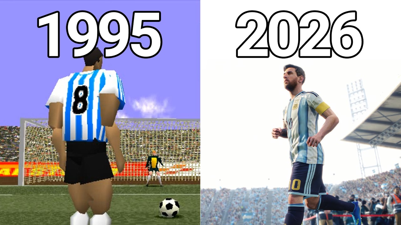 Эволюция игр серии PES (1995-2026)