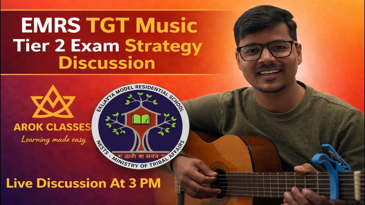 Emrs Tgt Music Tier 2 Strategy Discussion | Arok Classes | Shivam Shukla |