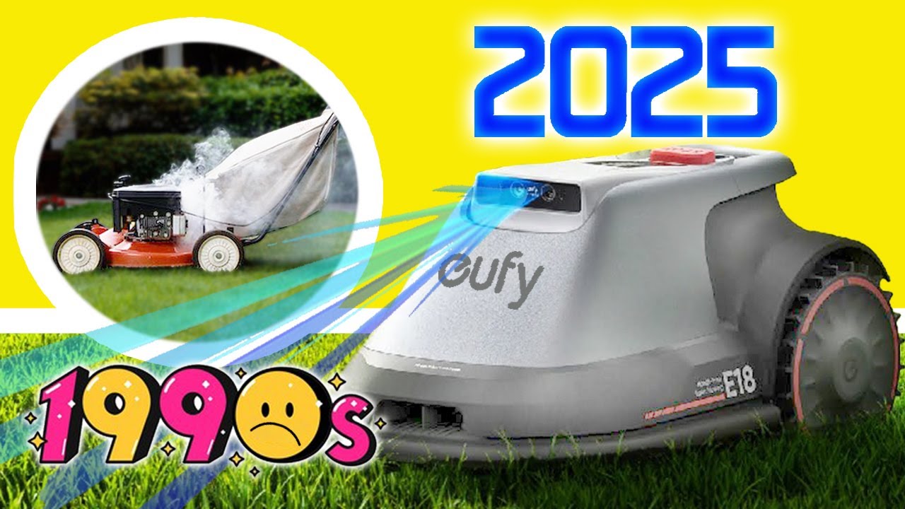 World’s 1st Robot Lawn Mower with No Wire or GPS | eufy E18/E15 🤖🌱