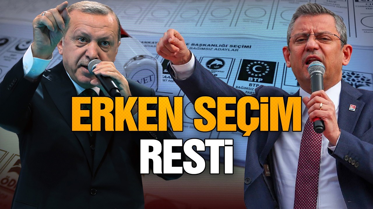 &Ouml;zg&uuml;r &Ouml;zel'den Erdoğan'a erken se&ccedil;im resti