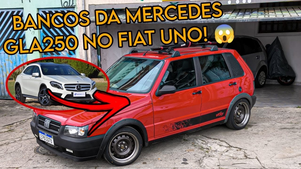 UNO COM BANCOS DA MERCEDES GLA,ÚNICO NO BRASIL 🇧🇷 UNOREDMILLE 🚗