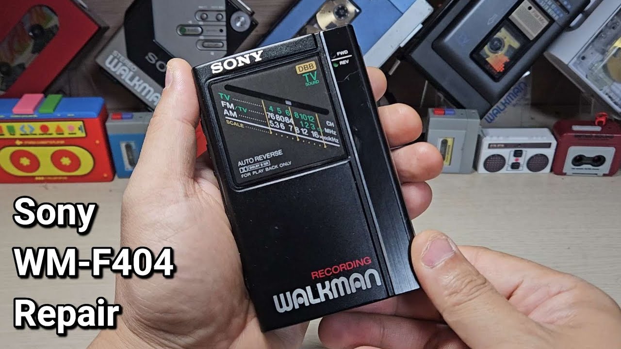Sony WM-F404 Repair Cassette Player Walkman
