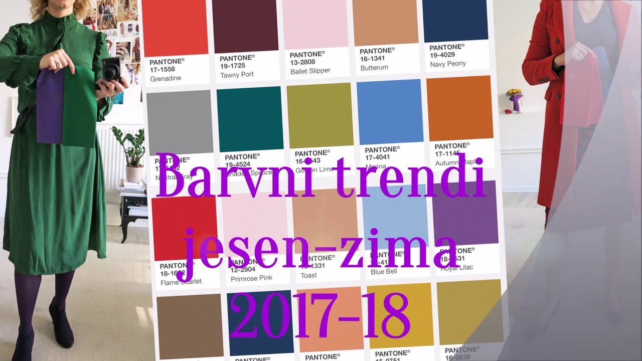 Barvni trendi za jesen/zimo 2017/18
