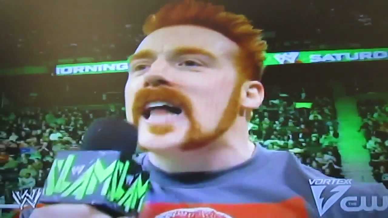 wwe saturday morning slam 1/19/13 part2 sheamus vs michael mcgillicutty
