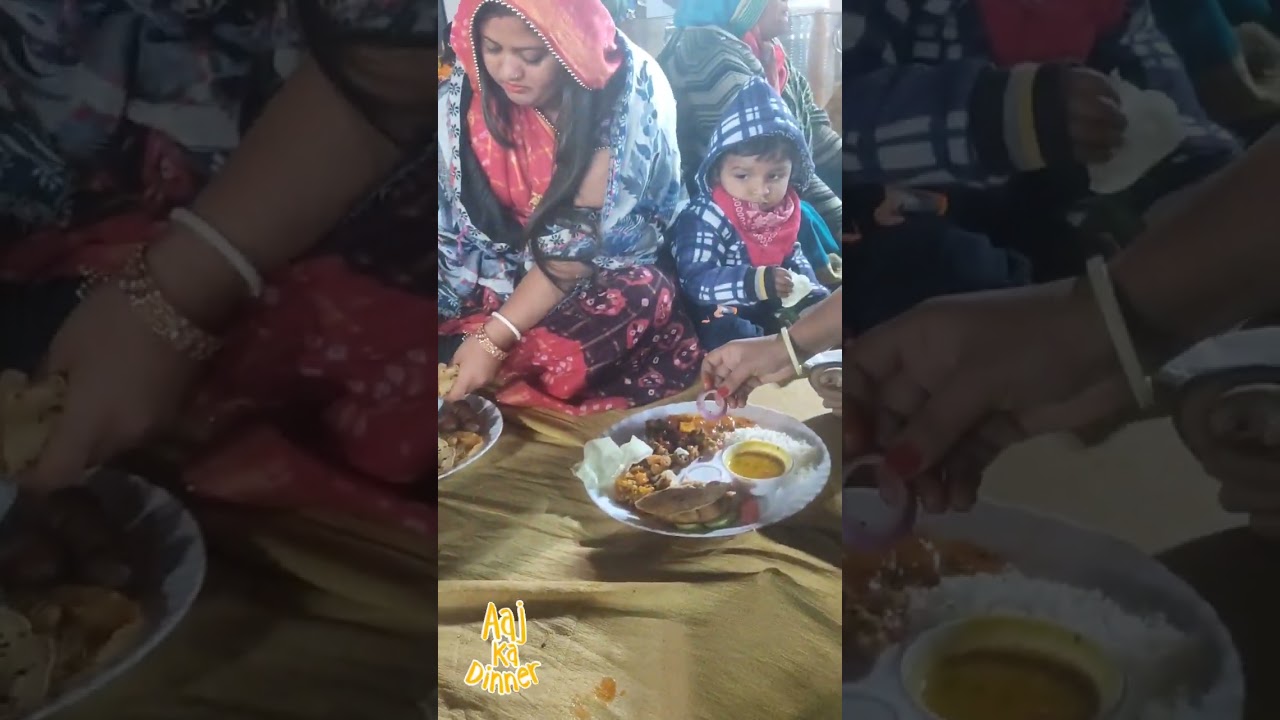 shaadi ka khana😋 #lata #hingna #vlog #shot