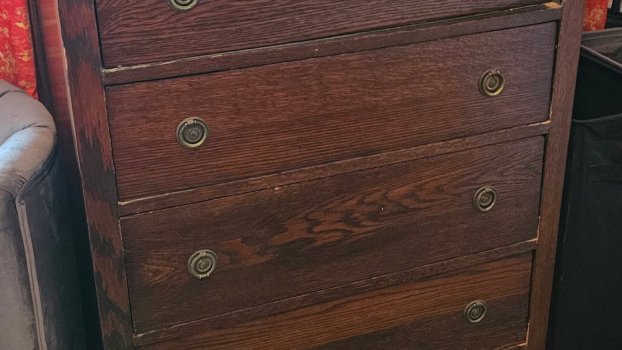 Fixing annoying drawers in Victorian dresser!