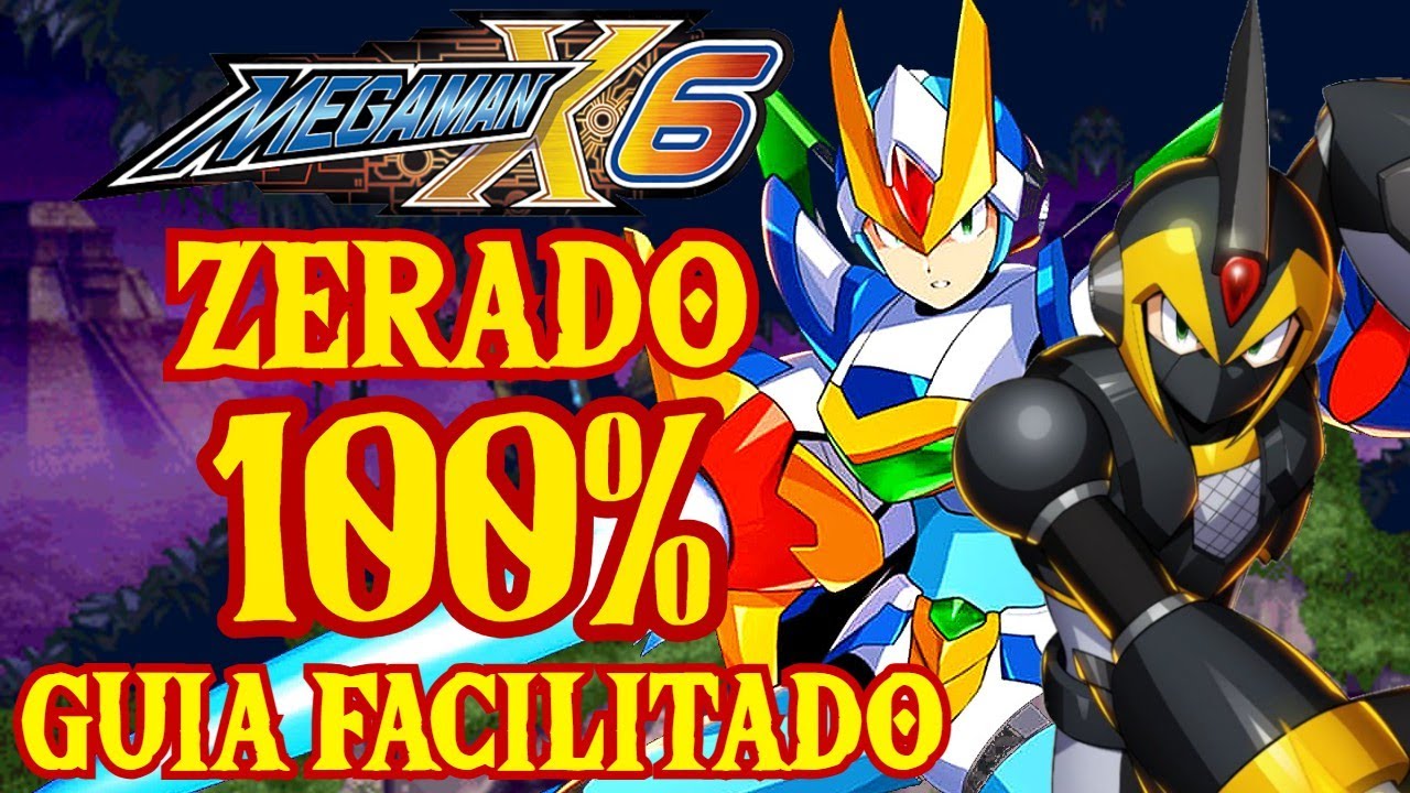 Megaman X6 - ZERADO 100% - Guia Facilitado com o Menino X do PS1