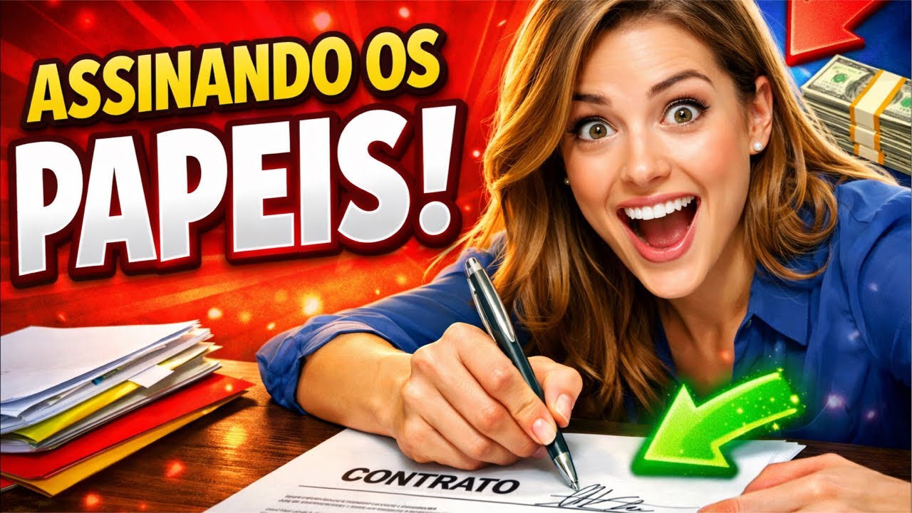 🔴 Papéis estão sendo assinados!