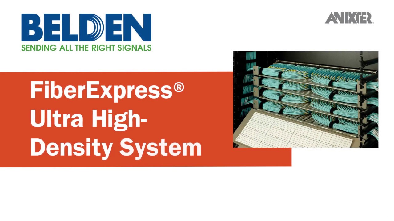 Belden's FiberExpress&reg; Ultra High-Density System - Anixter Featured Technology