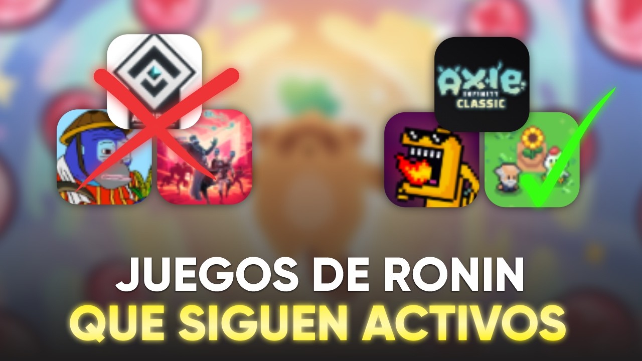 🔥 QUE JUEGOS DE RONIN SE PUEDEN JUGAR EN 2026 | Axie Infinity