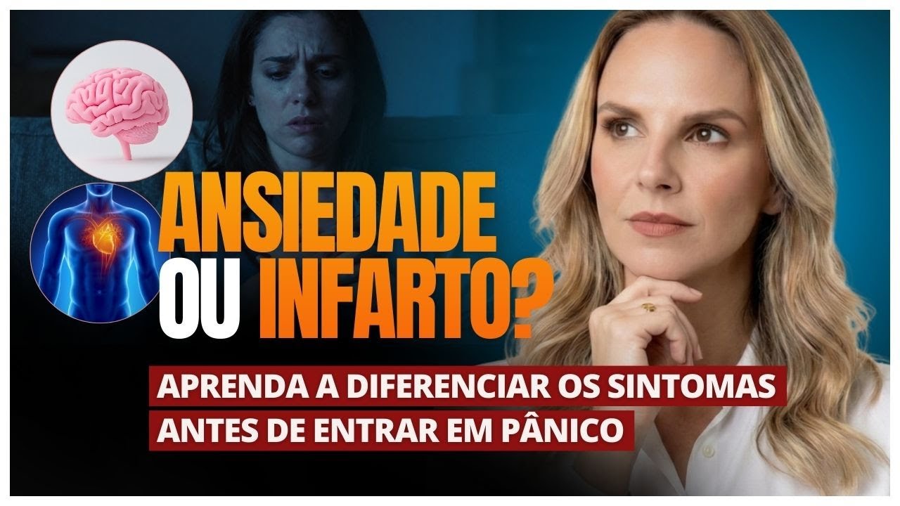 Ansiedade ou infarto? Aprenda a diferenciar os sintomas antes de entrar em pânico