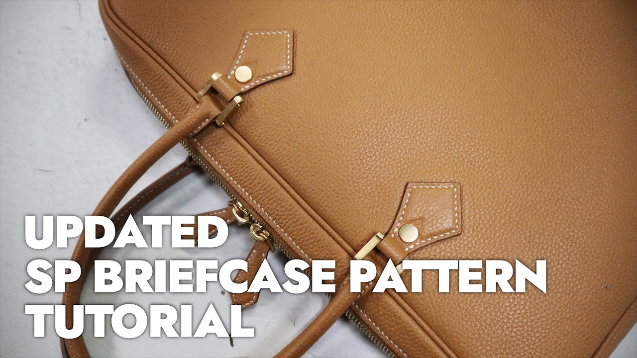 무료패턴(업그레이드)/SP서류가방/제작영상/가죽공예/Free PDF pattern(Upgraded)/SP briefcase/Tutorial/Leather craft