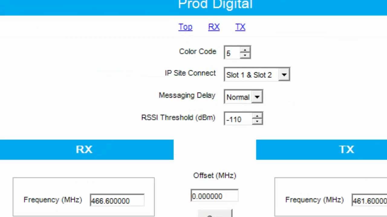 MotoTRBO Programming for TRBOnet