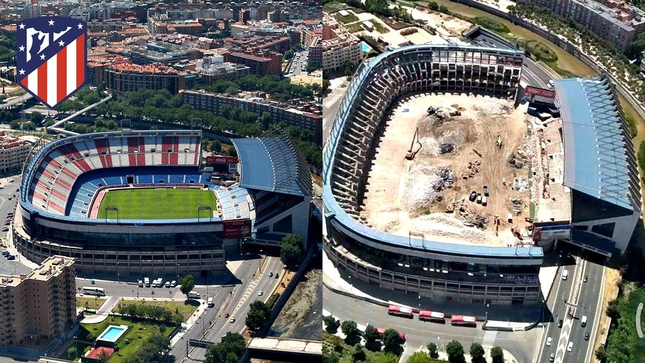 O lendário Estádio VICENTE CALDERÓN enfim foi COMPLETAMENTE DEMOLIDO!