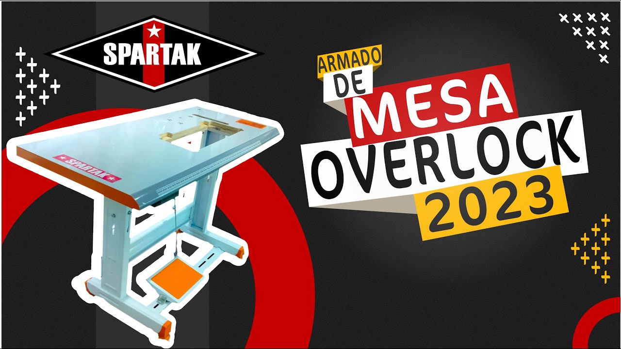 Como Armar una Mesa de Maquina OVERLOCK INDUSTRIAL