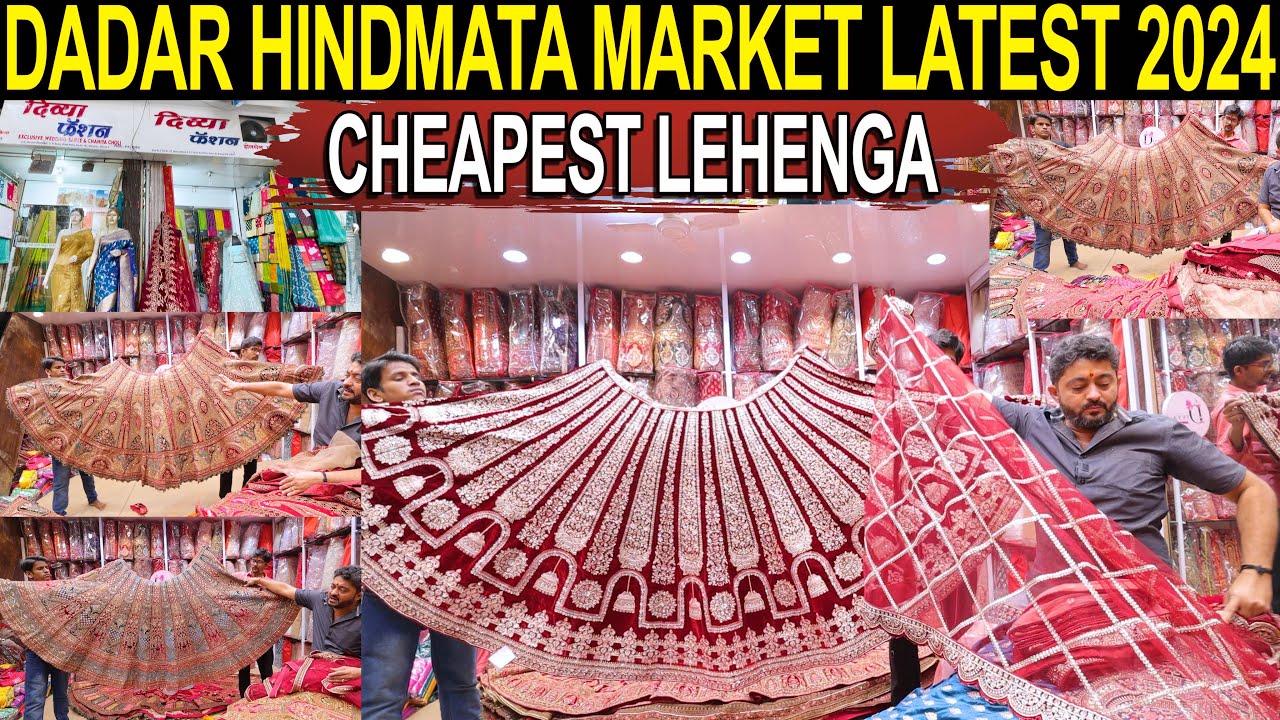 दादर मार्केट- Dadar Lehenga Market | CHEAPEST DESIGNER LEHENGA | Mumbai's Best Lehenga Market
