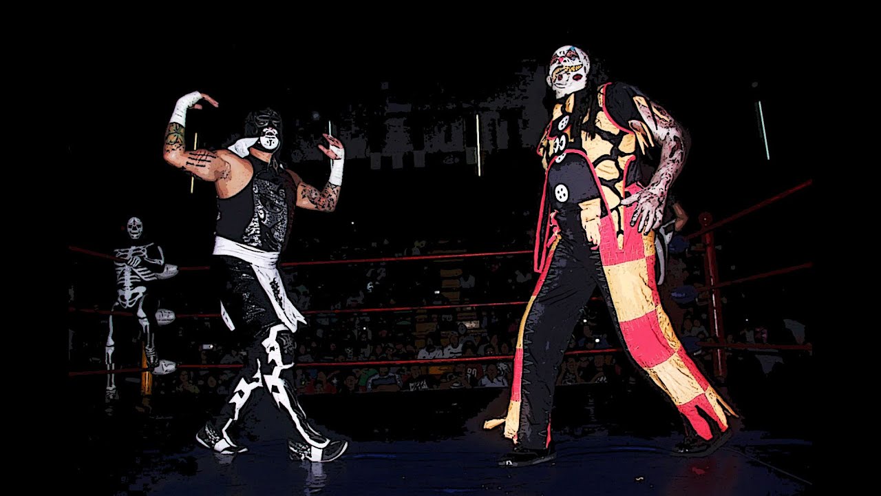 La Parka y Monster Clown vs Pentagón Jr y Murder Clown