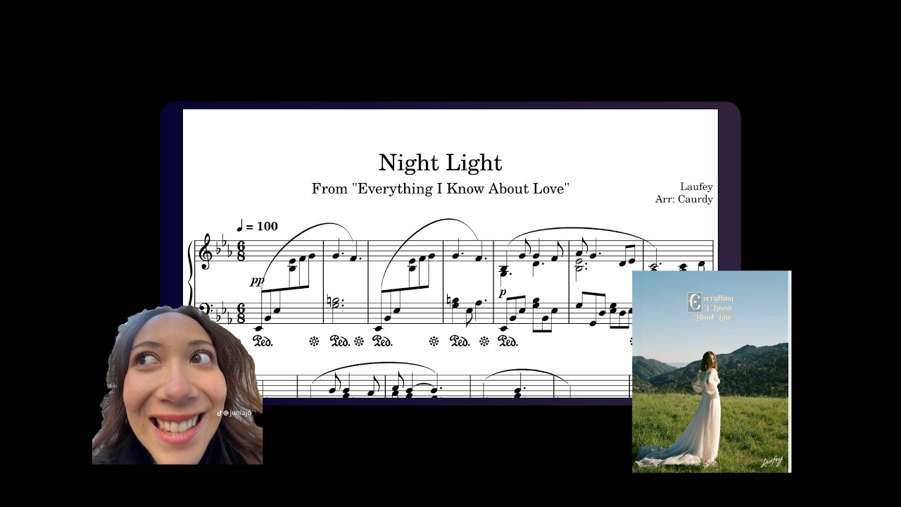 Laufey - Night Light - Piano Arrangement by Caurdy