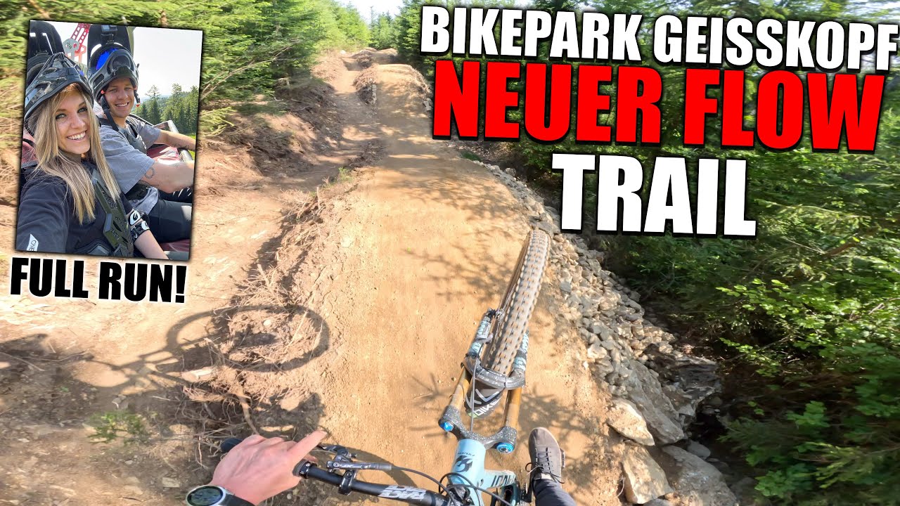 NEUER FLOW TRAIL am BIKEPARK GEISSKOPF! (FULL RUN)