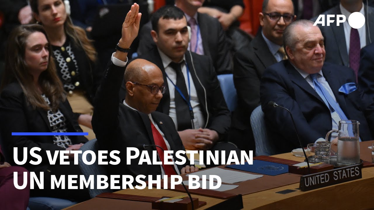 US veto sinks Palestinian UN membership bid in Security Council | AFP