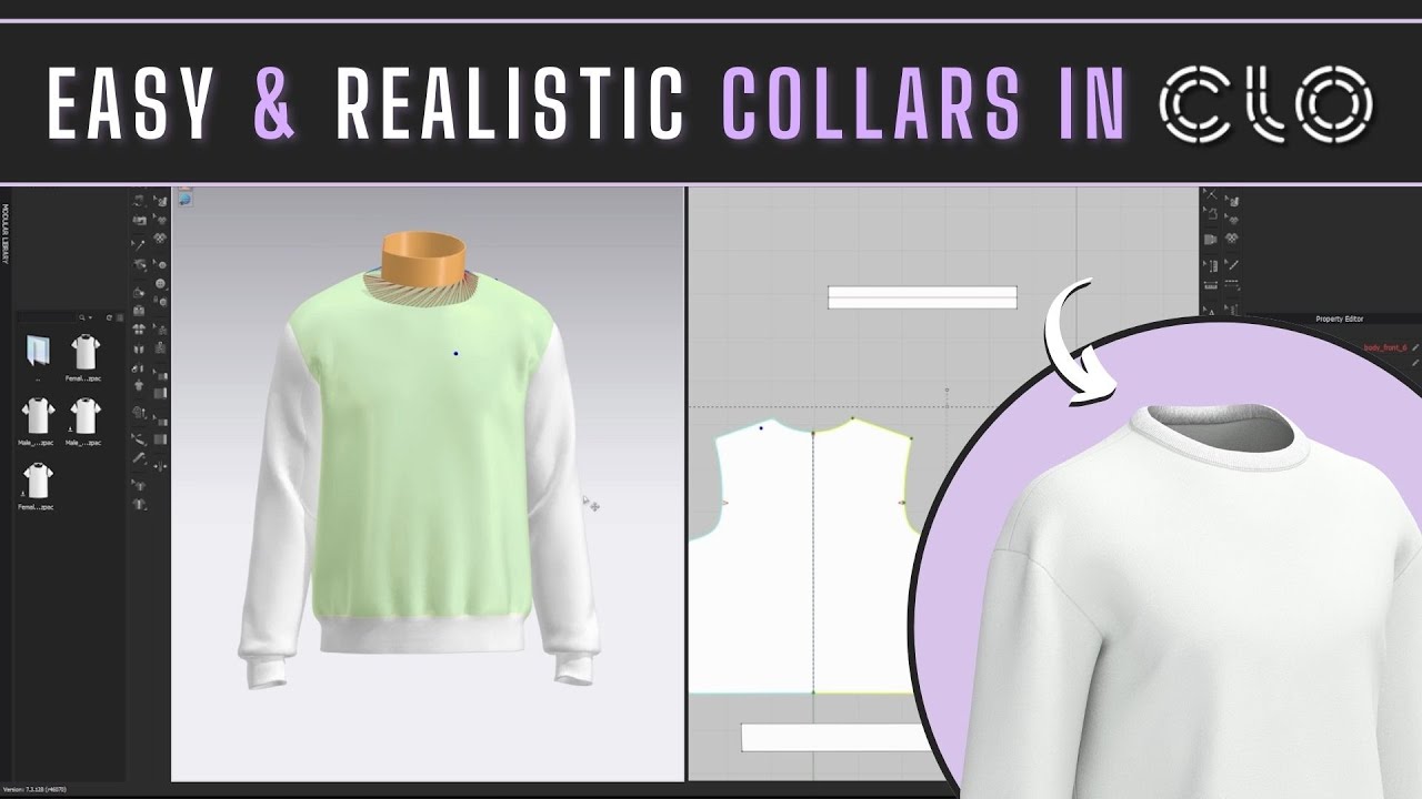 EASIEST TECHNIQUE TO MAKE A REALISTIC COLLAR IN CLO3D!