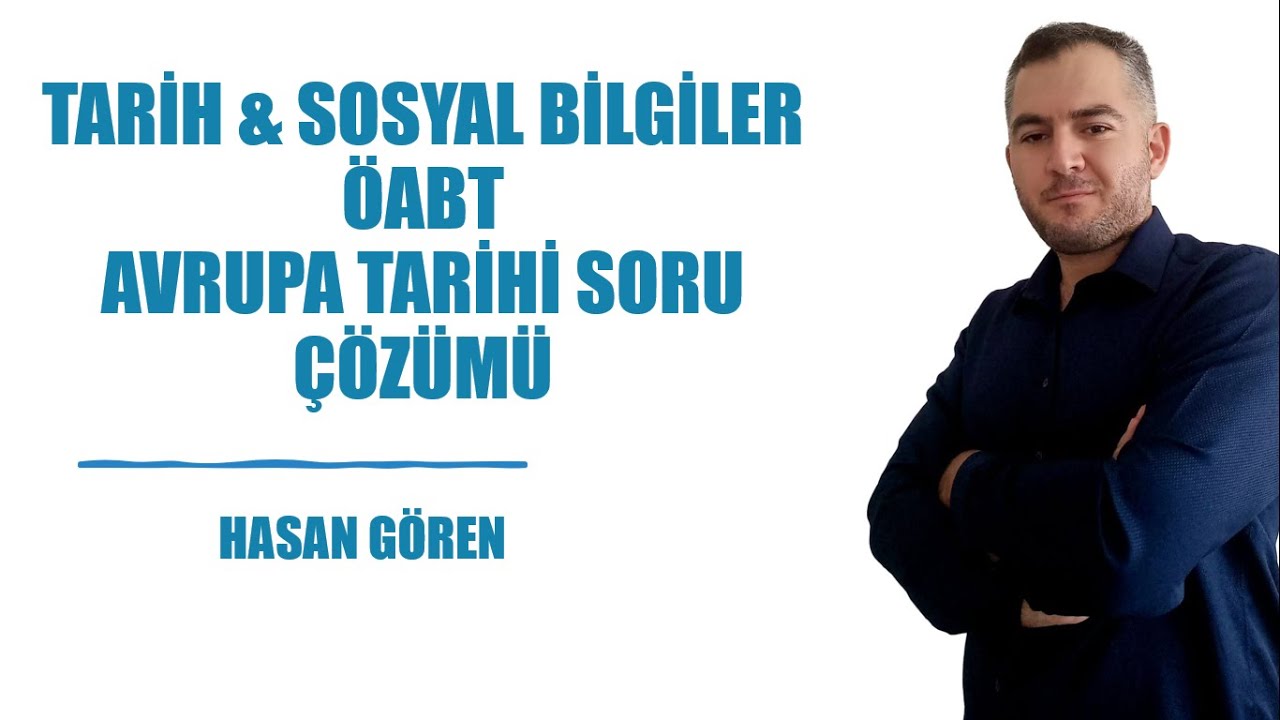 AVRUPA TARİHİ SORU ÇÖZÜMÜ!!! KESİN SORU + 5 NET VİDEOYU İZLEMEDEN SINAVA GİRME