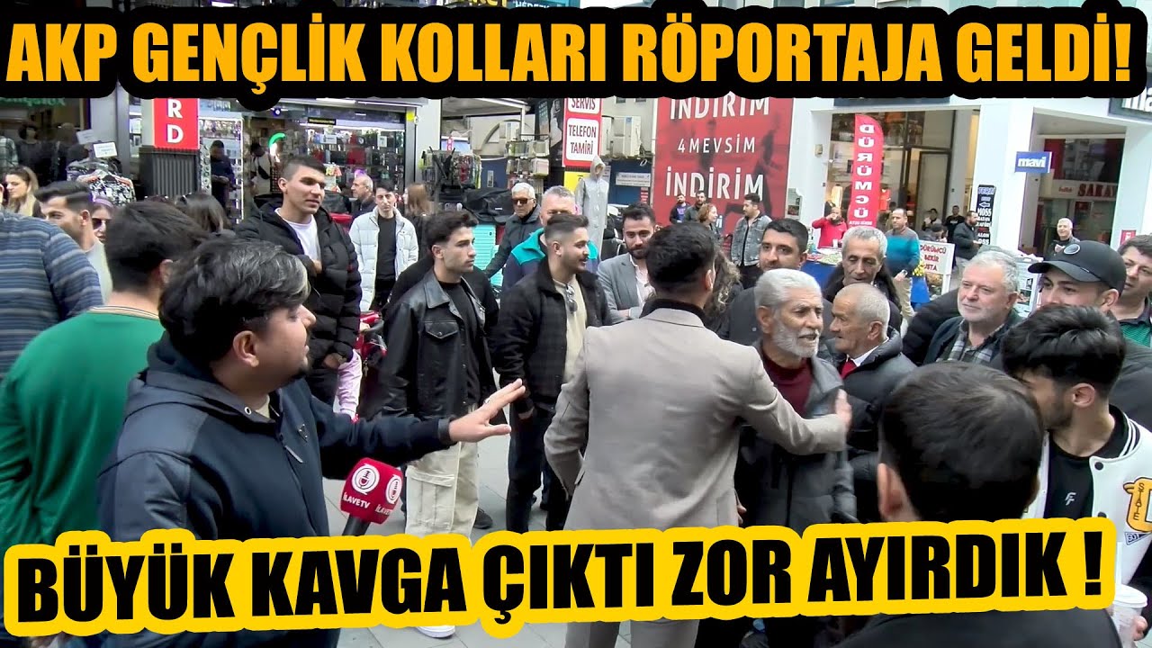 Gurbetçiler ve AKP gençlik kolları röportajı bastı !  Büyük Kavga Çıktı Zor Ayırdık !!