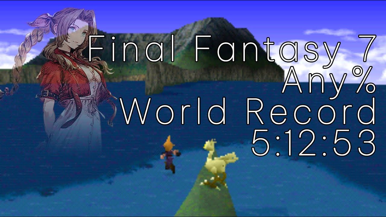 FF7 any% PSX World Record Speedrun by Zheal [