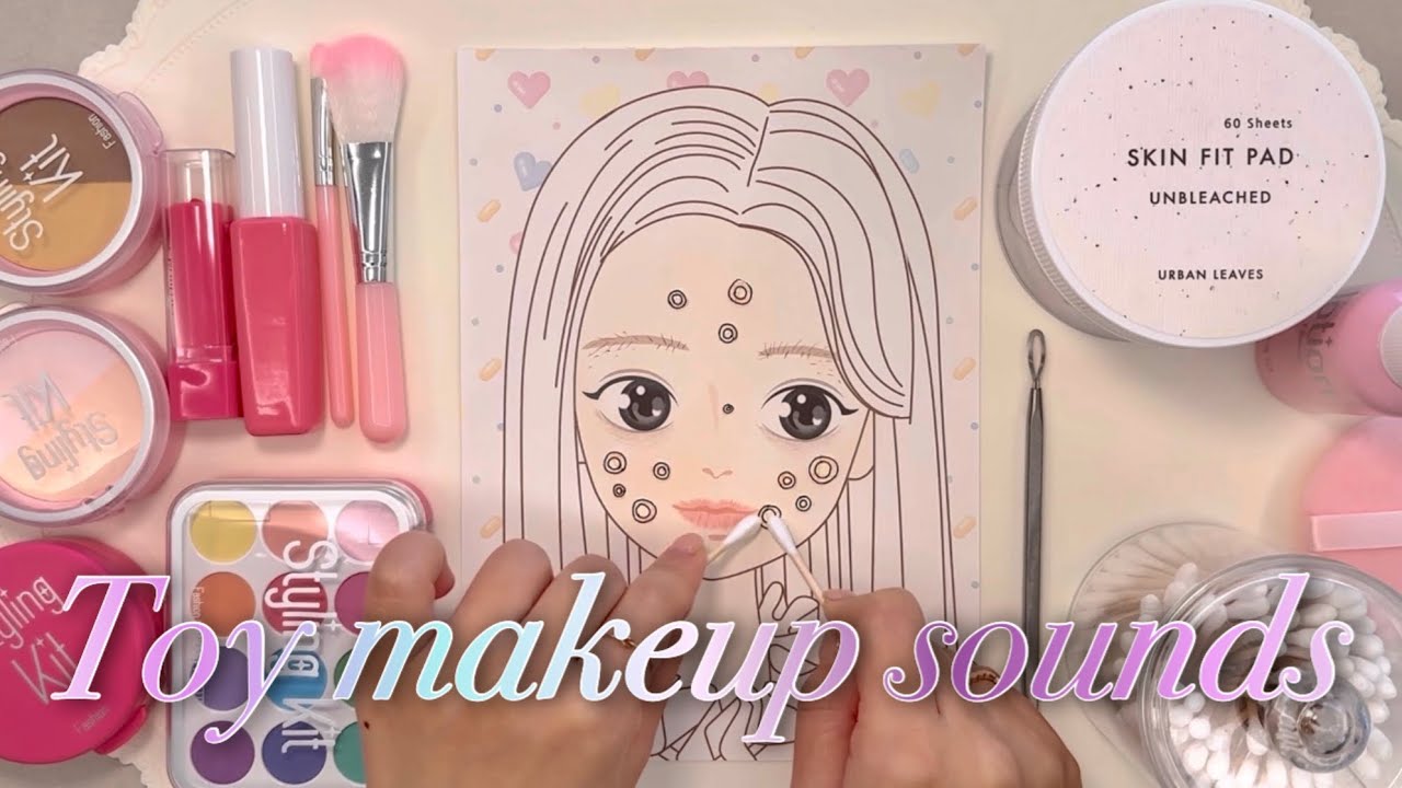 [🪄 toy asmr 🪄] Soft Toy Makeup Sounds | No Talking