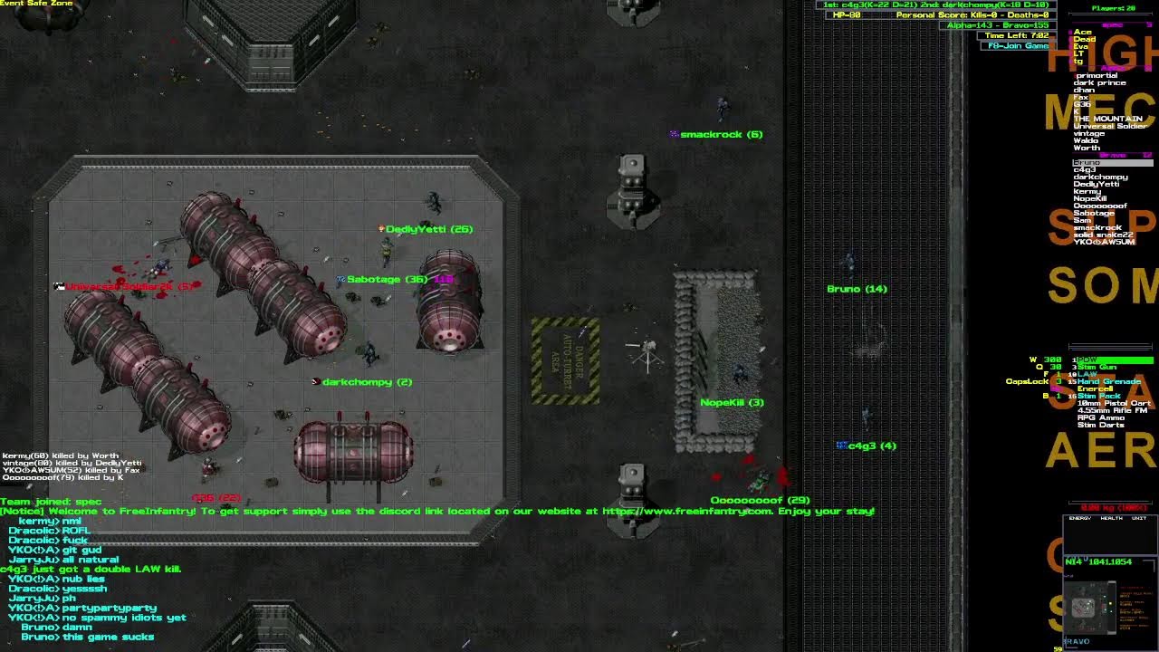 Free Infantry Live Stream 834 Minimaps Bruno