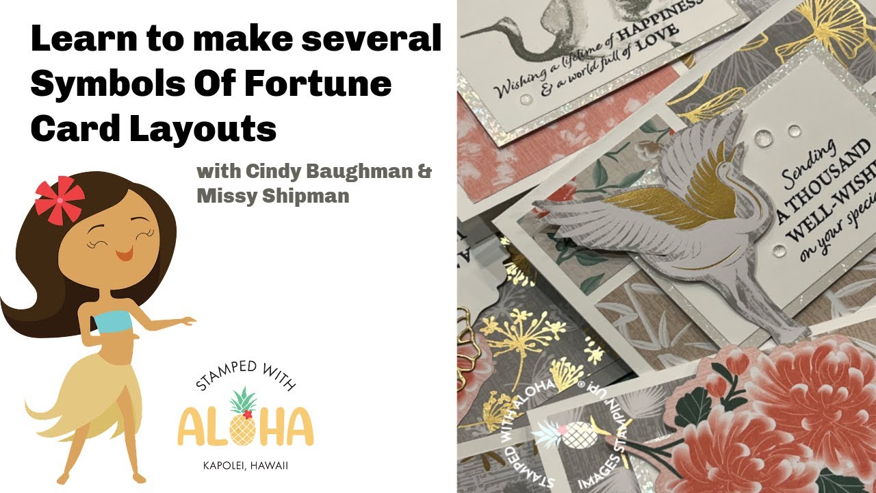 Learn to make several Symbols Of Fortune Card Layouts!