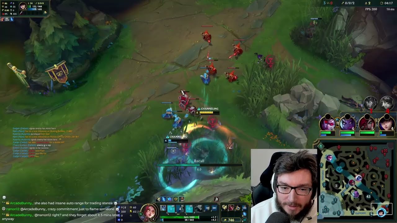 Both teams INTing for content  - Nami Vs Annie support
